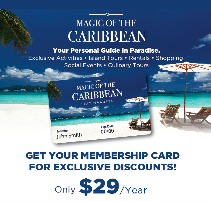 WHERE CAN YOU USE THE MAGIC OF THE CARIBBEAN CARD?
