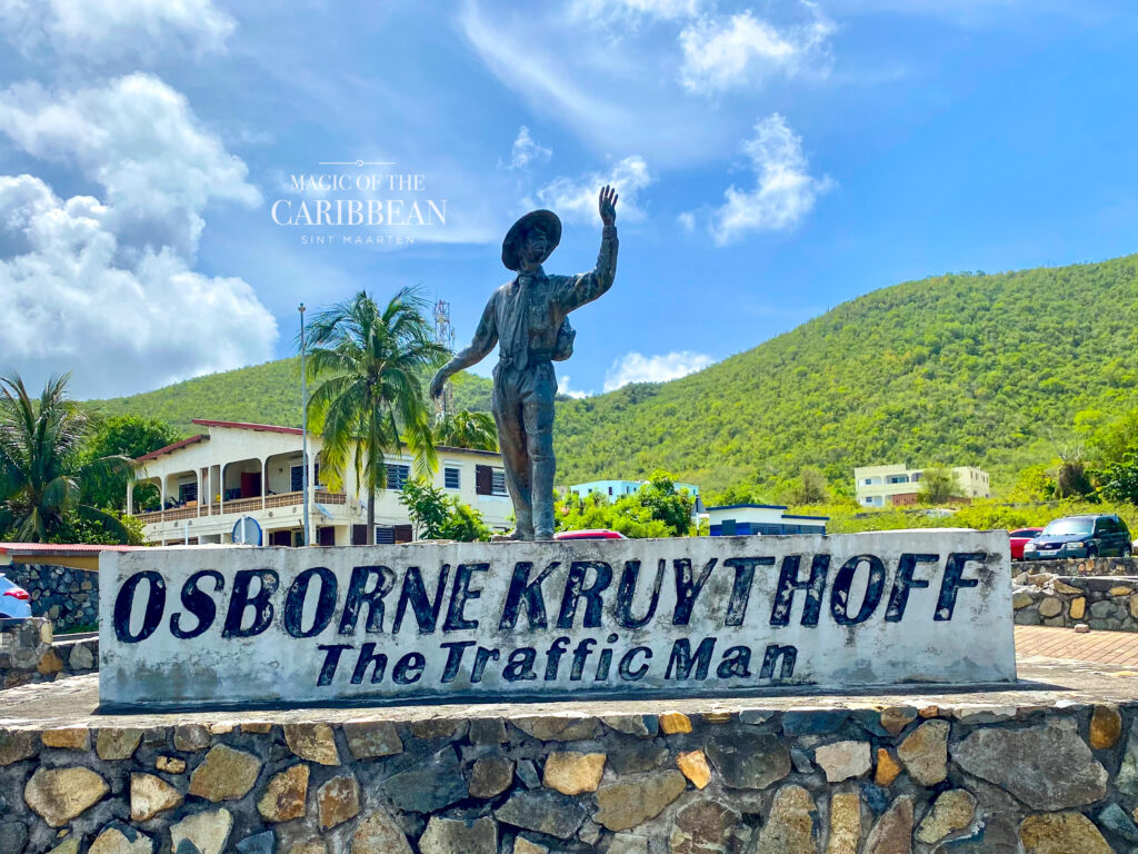 Osborne Kruythoff Statue Sint Maarten