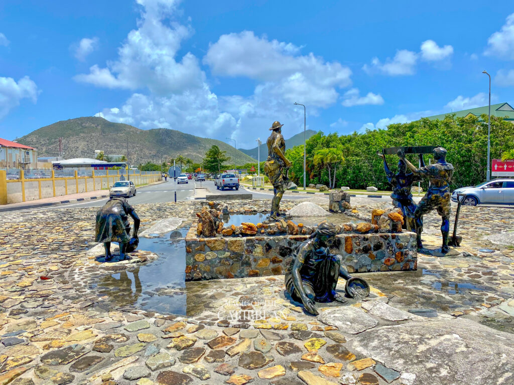 Salt Pickers Statue Sint Maarten