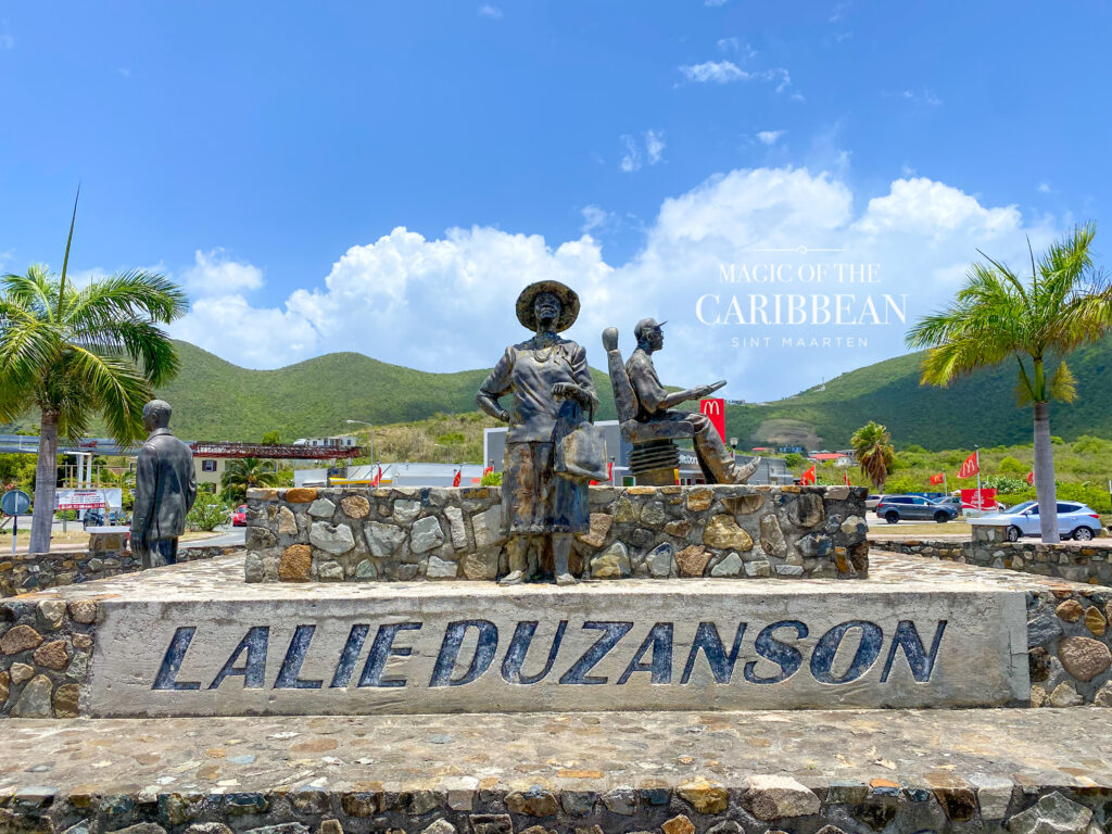 Lalie Duzanson Statue Sint Maarten