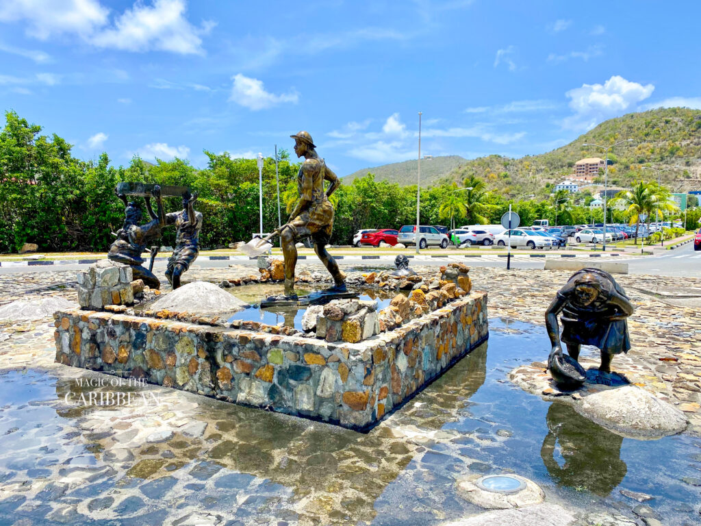 Tata the Bus Driver Monument, St Maarten