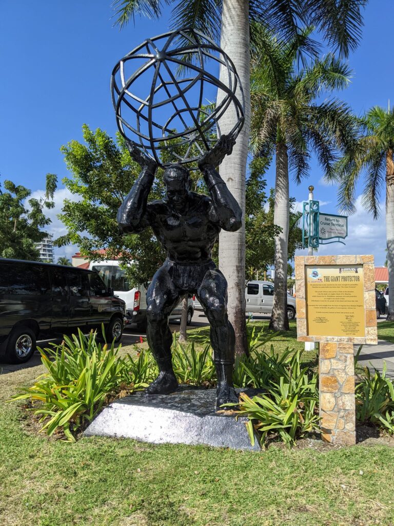 Tata the Bus Driver Monument, St Maarten