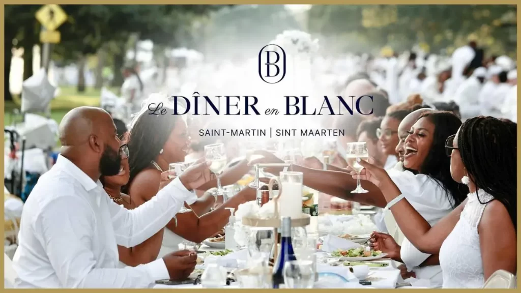 „Dîner en Blanc“ in St. Martin / St. Maarten