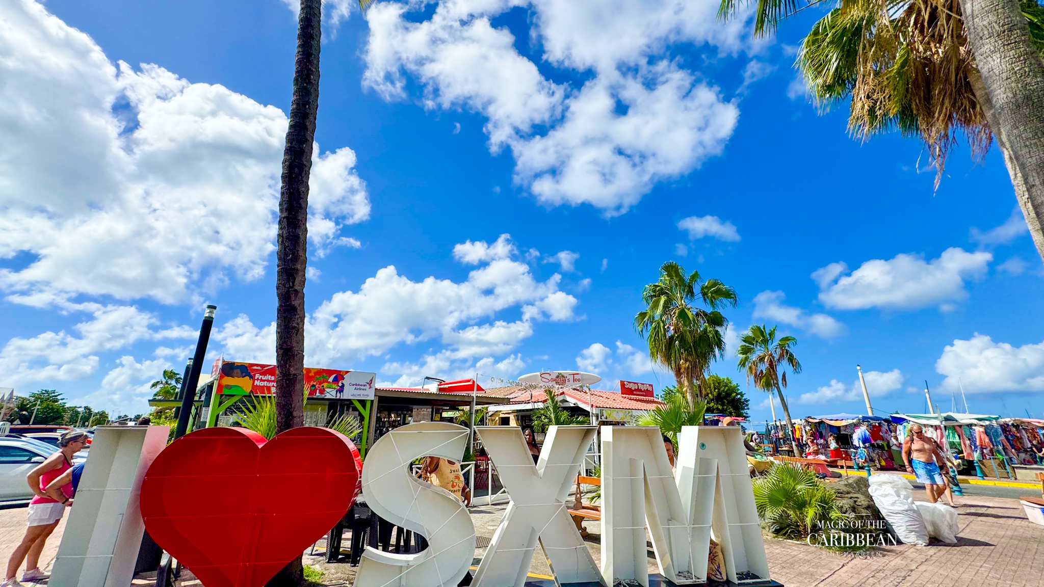 SXM Sign Marigot Marigot Market Saint Martin